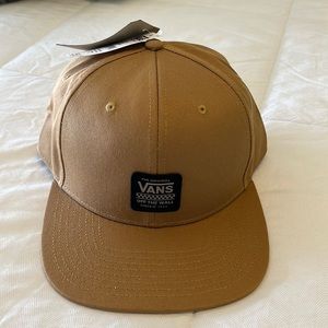 NWT Vans khaki/brown hat